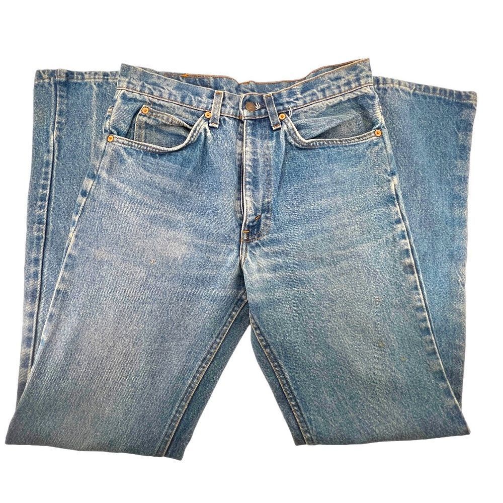 VINTAGE LEVI ORANGE TABS